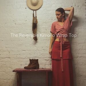 Bohemian Folk kimono top